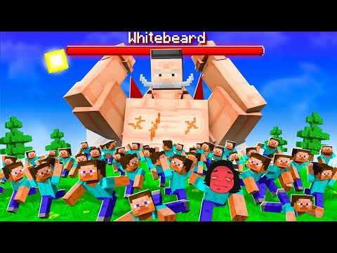 I Made 100 Players Simulate One Piece Minecraft