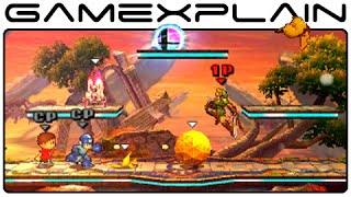 Super Smash Bros 3DS Demo - Battlefield & Link's Final Smash (3DS Direct-Feed Gameplay)