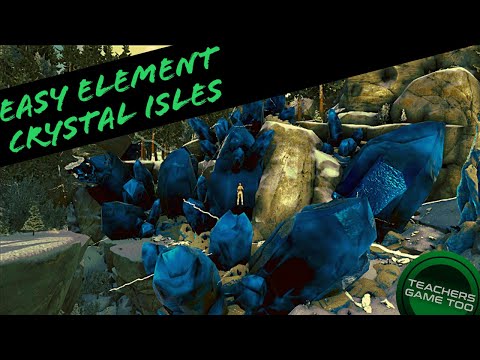 CRYSTAL ISLES ELEMENT HARVESTING!!! HOW TO GET LOADS OF ELEMENT FAST!