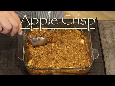 The most mouthwatering APPLE OATMEAL CRUNCH!
