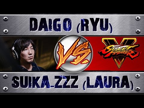 Street Fighter V | 5 DAIGO - THE BEAST - (RYU) VS SUIKA-ZZZ (LAURA) (X2) PRO RANKED MATCH - HD