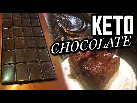 KETO CHOCOLATE RECIPES: Keto Bars, Pudding & Cake in 7 Mins! LOW CALORIE SUPERFOOD CHOCOLATE! Video