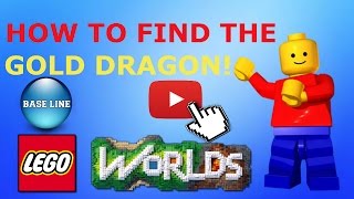 LEGO WORLDS: HOW TO FIND THE GOLD DRAGON!