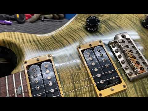 1990 PRS Custom 24 10 Top Green w/ Birds - Brazilian Board image 25