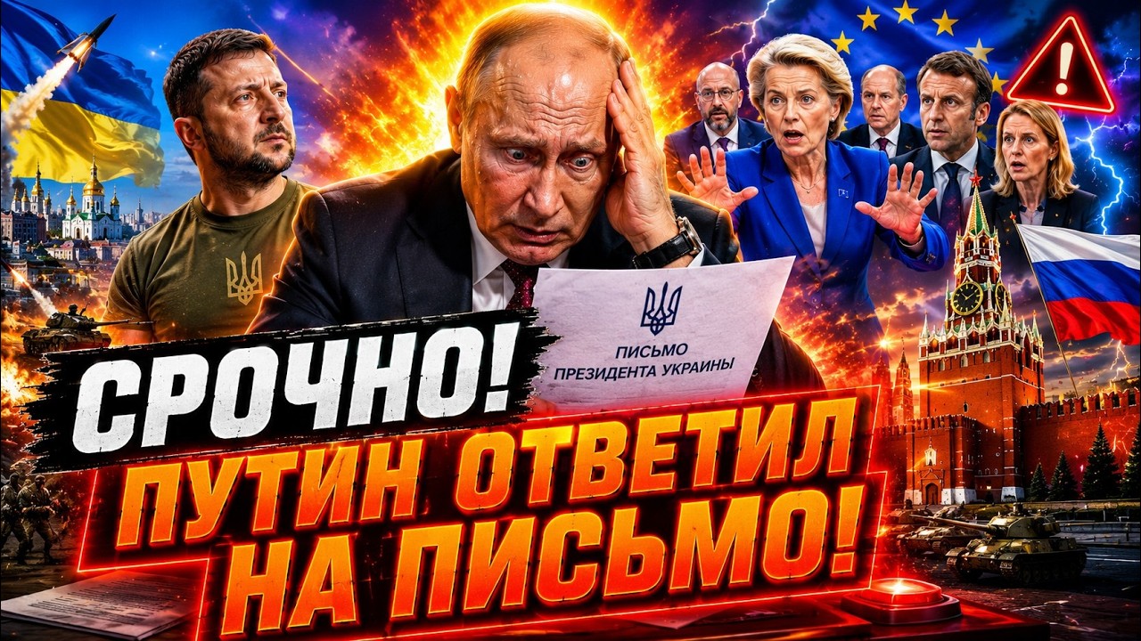 СРОЧНЫЙ СЛИВ ИЗ КРЕМЛЯ! ПУТИН испугался ВСТРЕЧИ! ОТВЕТ на ПИСЬМО ЗЕЛЕНСКОГО ?