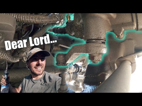 Removing My Power Steering Gear Box and Pitman Arm from the Duramax!