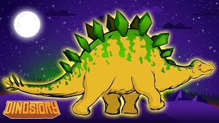 Stegosaurus Song - Stegosaurus meets Triceratops - Dinosaur songs from Dinostory by Howdytoons S1E3