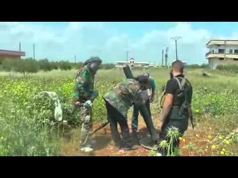 استهداف  قوات النظام بقذائف الهاون في خربة غزالة في محافظة درعا