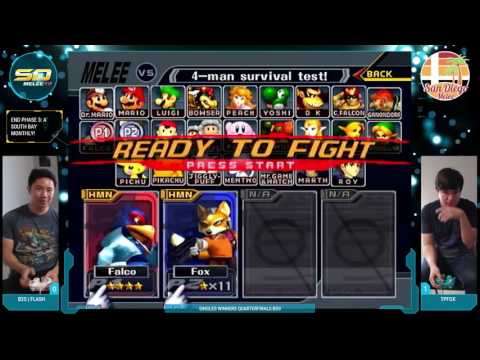 End Phase #3 - B2S | Flash vs. TpFox - Singles WQF - SSBM