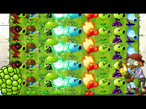 Every Peashooter Challenge in Plants vs Zombies 2 Mod Max levels Torchwood + Peashooters