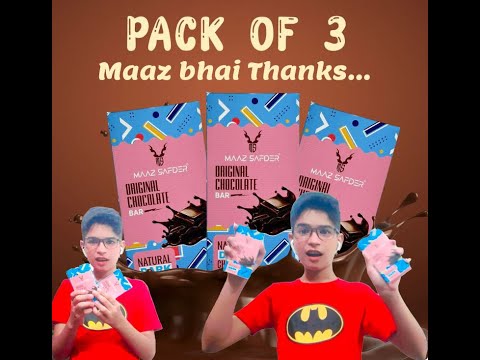 Maaz Safdar ka order be agya Chocolate ka 🥰