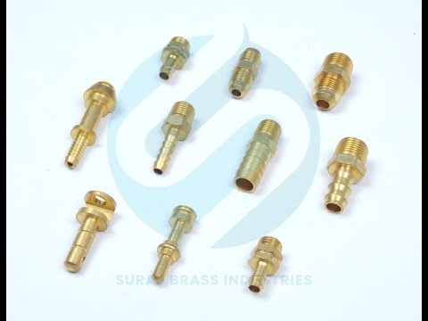 Brass sheet metal component, for industrial