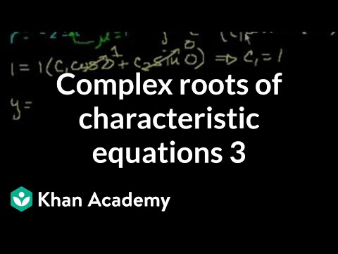 Complex Roots of the Characteristic Equations 3