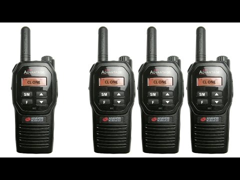 Slide 3 - Two-Way Radio, with holster, battery and charger (video)