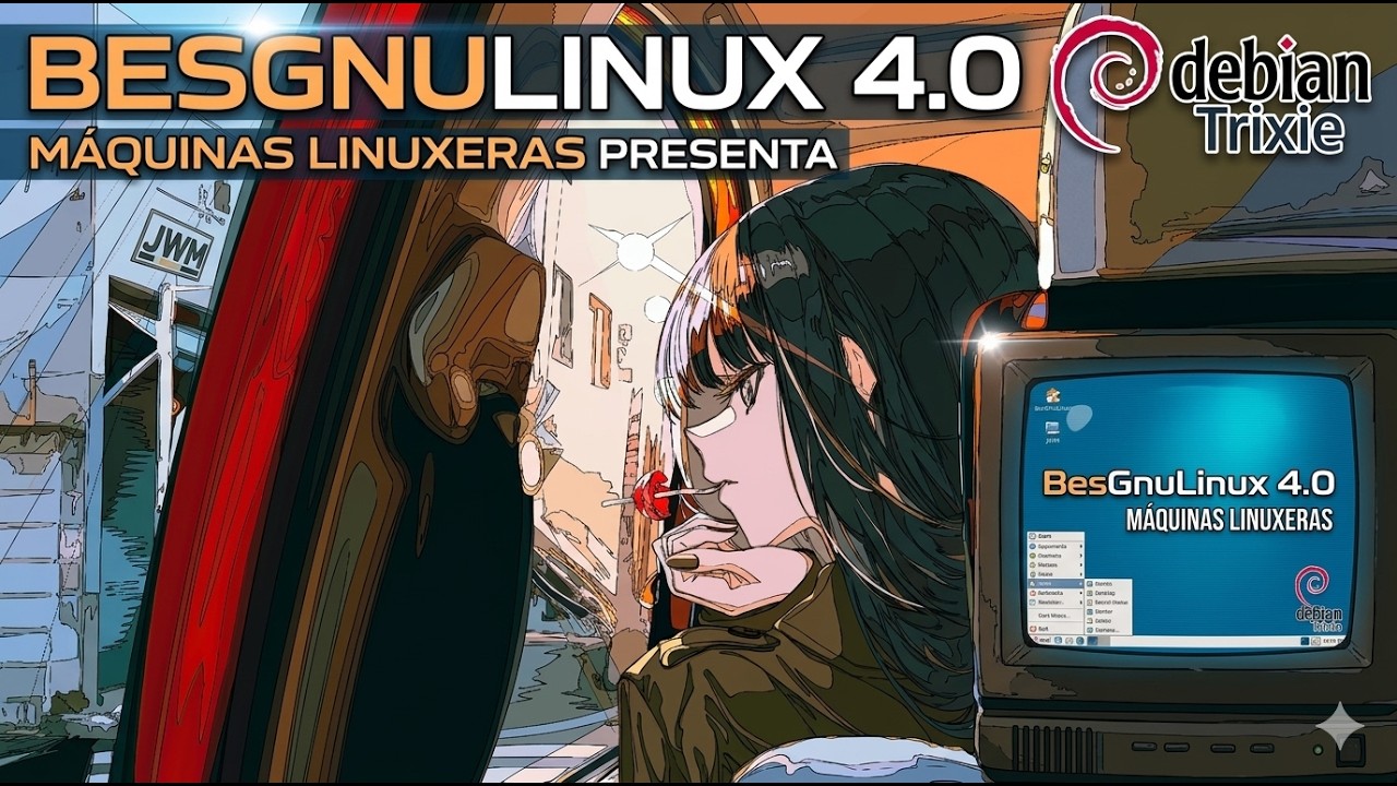 ¡Revive cualquier PC con BesGnuLinux 4.0! (Debian Trixie + JWM)