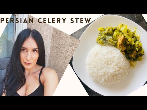 Persian Celery Stew~Karafs Khoresht