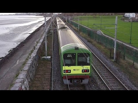 IE 8500 Class Dart Train number 8604 - Blackrock Station, Dublin