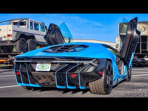 SUPERCAR HEAVEN! Centenario, Sián, Pagani Huayra, LaFerrari & $1.5M Praga Bohema Drive-By