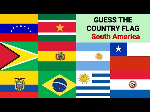 Guess the Country Flag - SOUTH AMERICA FLAG QUIZ