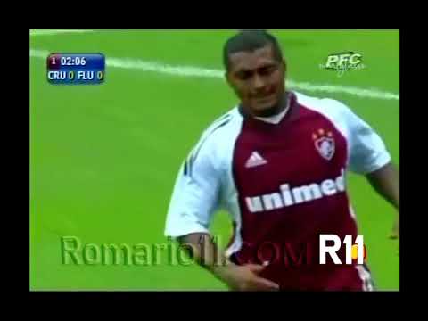 07-12-03 Cruzeiro 5 x 2 Fluminense - Campeonato Brasileiro 2003 - Romário não marca e sai machucado