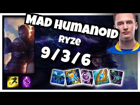 Ryze vs Pantheon MAD Humanoid MID (9/3/6) Gameplay Replay - Patch 10.23