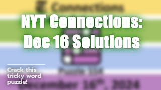 🧩 NYT Connections Secrets Revealed! 🧠💡