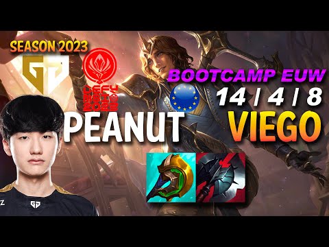 GEN Peanut VIEGO vs ELISE Jungle - BOOTCAMP MSI 2023 - EUW Ranked