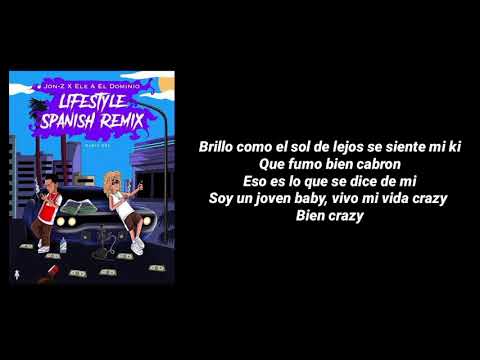 Jon Z, Ele A El Dominio - Lifestyle "Letra / Lycirs" Spanish Version Audio Oficial