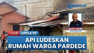 Kebakaran Hebat Landa Kawasan Padat Penduduk di Pardede Lhokseumawe, 79 Rumah Hangus Dilalap Api