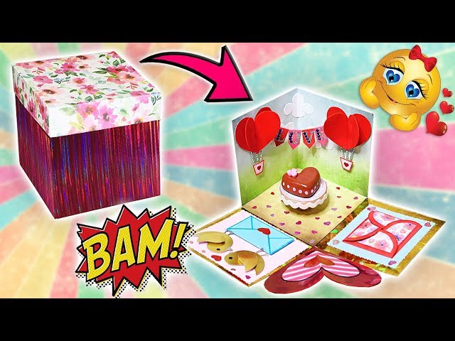 Vídeo relacionado con Caja Regalo Explosión Creativa de 5 Capas, Caja Sorpresa para Aperitivos con Cinta y cinta adhesiva de doble cara, Mystery Box DIY para Fotos, Cumpleaños, San Valentín, Bodas, Aniversarios (Negro)