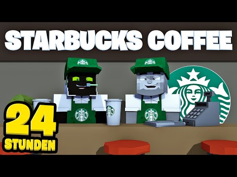 24 STUNDEN BEI STARBUCKS ARBEITEN! - Minecraft [Deutsch/HD]