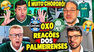 VAMOS RIR! REAÇÕES DOS PALMEIRENSES AO EMPATAR COM O GRÊMIO "AGORA JÁ ERA! O FLAMENGO VAI EMBALAR"
