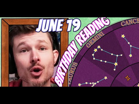 'Secret Languge of Birthdays' June 19 Birthday Reading 🍰