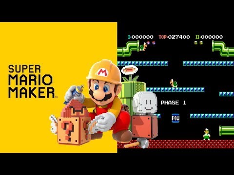 Mario Bros. Remake in Super Mario Maker