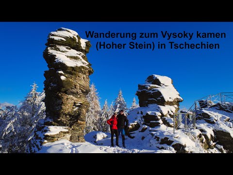 Wanderung Vysoky kamen in Tschechien