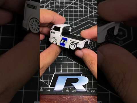 CRAZY transformation of this shortened VW T2 Pickup by flashbunny_!! 😨 | #custom #Shorts #Diecast