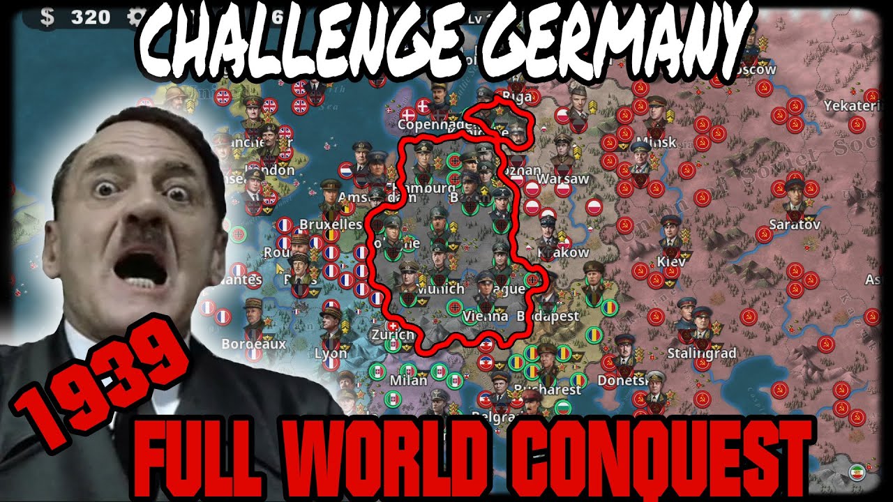 GERMANY 1939 CHALLNEGE WORLD CONQUEST! World Conqueror 4
