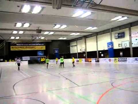 FC Lauingen - FC Gundelfingen -  Finale Hallenlandkreismeister Dillingen 2012-2013 B-Junioren.wmv