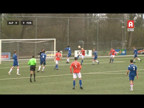 Samenvatting Alphia - Foreholte (zaterdag 25 maart)