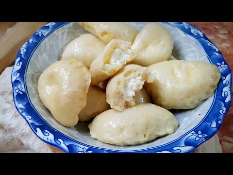 Вареники с творогом/ Украинские ,паровые, на кефире /Ну очень вкусные