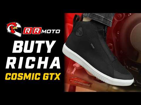RICHA COSMIC GTX _ wodoodporne buty motocyklowe z GORE_TEX i ochroną D3O