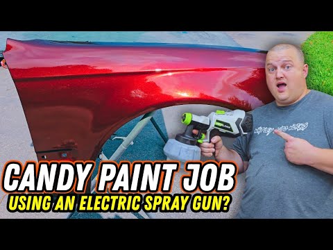 CANDY PAINT JOB USING AN ELECTRIC SPRAY GUN? THE ULTIMATE DIY AT HOME PAINT JOB!