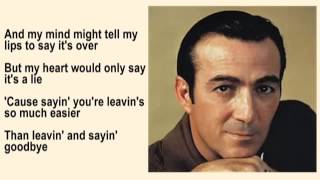 Leaving and Saying Goodbye ~ Faron Young