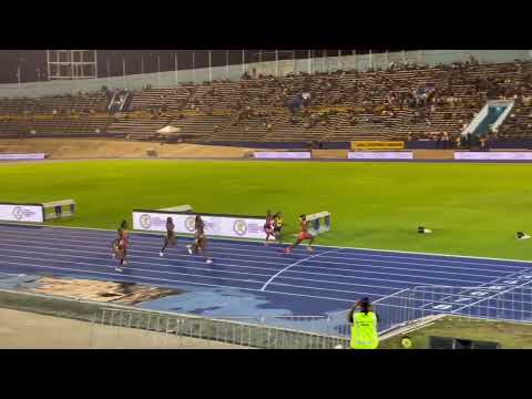 Julien Alfred breaks the 100m record in  10.78 at Racers Grand Prix 2024
