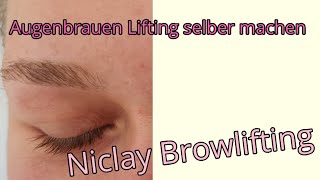 Browlifting selber machen für zu Hause - schöne Augenbrauen, günstig und schnell - Niclay im Test