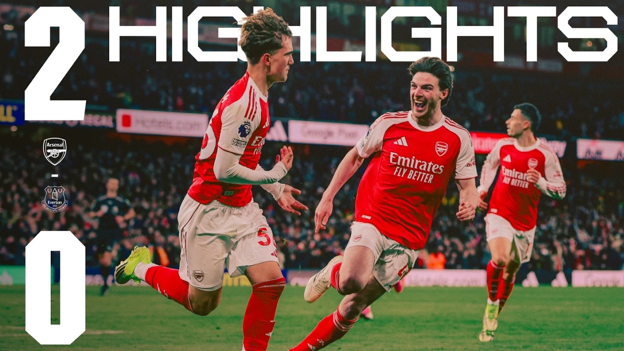 DOWMAN & GYOKERES WITH TWO HUGE GOALS FOR THE ARSENAL | HIGHLIGHTS | Arsenal vs Everton (2-0) | PL