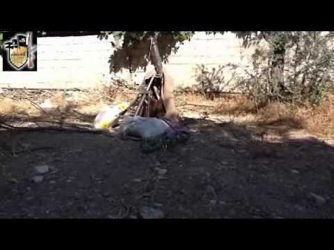 استهداف لواء الإسلام بقذائف الهاون مواقع قوات النظام في حي برزة في مدينة دمشق