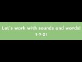 1 7 Working With Sounds And Words