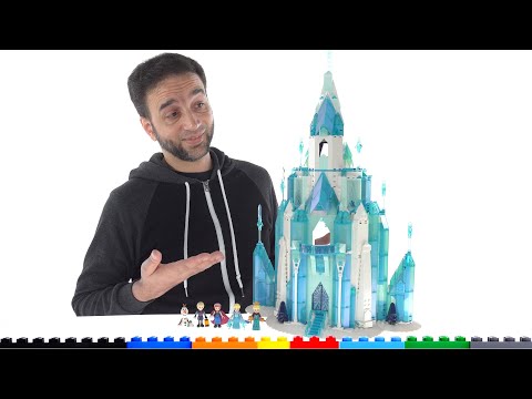 LEGO Frozen Ice Castle 43197 review! Newest, largest 2021 version