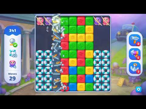 Fishdom Blast Level 341 - NO BOOSTERS GAMEPLAY 🐠 | SKILLGAMING ✔️